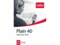 Nobo Flipchart Block 40 Blatt, blanko, 58 x 81