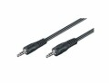 M-CAB 3.5MM CONNECT 5.0M BK CABLE M/M 3PIN STEREO