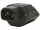 Steffen Adapterstecker C14 - T13 Schwarz, Detailfarbe: Schwarz