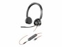 Poly Headset Blackwire 3325 USB-C, Klinke, Schwarz, Microsoft