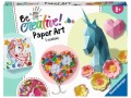 Ravensburger Bastelset Be Creative Paper Art Flowers & Unicorn