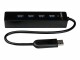 STARTECH .com 4 Port USB 3.0 SuperSpeed Hub - Schwarz