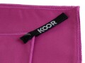 KOOR Badetuch Silva Magenta L 80 x 130 cm