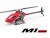 Bild 0 OMPHobby Helikopter M1 EVO Flybarless, 3D, Rot BNF, Antriebsart