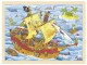 Goki Puzzle Einlegepuzzle Piraten, Motiv: Märchen / Fantasy