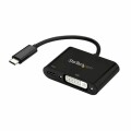 StarTech.com - USB-C to DVI Adapter with USB Power Delivery - 1920 x 1200 - Black