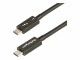 STARTECH 3ft (1m) Thunderbolt Cable INTEL-CERTIFIED 40GBPS 100W PD