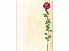 Sigel Motivpapier Rose Bloom A4, 25 Blatt, Papierformat: A4