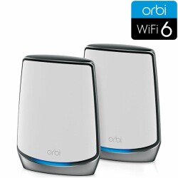 Orbi série 850 Sytème Mesh WiFi 6 Tri-Bande, 6Gbps, Kit de 2, blanc