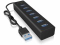 RaidSonic ICY BOX USB-Hub IB-HUB1700-U3, Stromversorgung: Netzteil