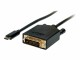 Value Adapterkabel 2.0m USB Typ C-DVI