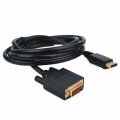 M-CAB 2M DISPLAYPORT 1.2 TO DVI 24+1 M/M - GOLD