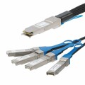 StarTech.com - MSA Compliant QSFP+ Direct-Attach Breakout Cable - 1 m (3.3ft)