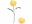 CHALET Kunstblume Pfingstrose 67 cm, Gelb, Produkttyp: Schnittblumen und Zweige, Detailfarbe: Gelb, Detailmaterial: Kunststoff, Grundmaterial: Kunststoff