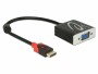 DeLock Adapter 2560x1600, 60Hz DisplayPort - VGA, Kabeltyp