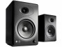 audioengine Regallautsprecher Paar A5+ Wireless Schwarz, Detailfarbe