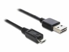 DeLock Delock Easy-USB2.0-Kabel A-MicroB: 5m, USB-A