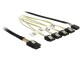 DeLock SATA-Kabel 4x SATA-SFF-8087