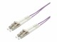 Roline LWL-Patchkabel duplex, 50/125µm OM4, LC/LC, violett, 7,0m