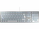 Cherry Tastatur KC 6000 Slim CH-Layout Silber, Tastatur Typ