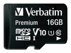 Verbatim - Flash-Speicherkarte (microSDHC/SD-Adapter inbegriffen)