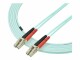 STARTECH .com 3m Fiber Optic Cable - 10 Gb Aqua