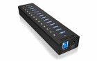 RaidSonic ICY BOX USB-Hub IB-AC6113, Stromversorgung: USB, Anzahl