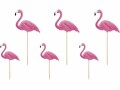 Partydeco Kuchen-Topper Aloha Flamingos 1 Stück, Pink, Material