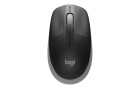 Logitech Maus M190 Grau/Schwarz, kabellos, Maus-Typ: Standard, Maus