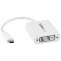 StarTech.com - USB C to DVI Adapter USB Type C DVI Video Converter White