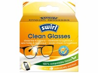 Swirl Brillenputztuch 30 Stück, Weiss, Einsatzgebiet: Brille