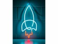 Vegas Lights LED Dekolicht Neonschild Rakete 25 x 30 cm