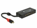 DeLock 2-Port Signalsplitter USB-C 