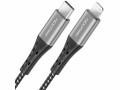 deleyCON USB 2.0-Kabel USB C - Lightning 1.5