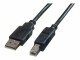 ROLINE GREEN - USB cable - USB (M) to USB Type B (M) - USB 2.0 - 80 cm - black