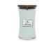 Woodwick Duftkerze Sagewood & Seagrass Large Jar, Eigenschaften