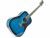 Bild 2 MAX Westerngitarre SoloJam Set Blau, Griffbrett: Palisander