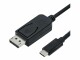 Roline Adapterkabel 2,0m USB Typ C-DP