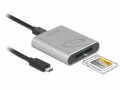 DeLock USB Type-CÃ– Card Reader im Aluminium