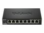 D-Link Switch DGS-108/E 8 Port, SFP Anschlüsse: 0, Montage