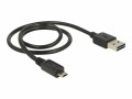 DeLock Delock Easy-USB2.0-Kabel A-MicroB: 0.5m,