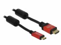 DeLock Kabel 4K 30Hz HDMI - Mini-HDMI (HDMI-C), 5
