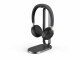 Yealink Headset BH72 UC Schwarz, USB-A, mit Ladestation, Microsoft