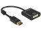 Bild 5 DeLock Adapter Displayport - DVI passiv, 4K, schwarz, Kabeltyp