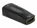DeLock Adapter 1080p HDMI - 3.5 mm Klinke/VGA, Kabeltyp