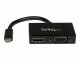 StarTech.com - Mini DisplayPort to HDMI and VGA - 2 in 1 Travel Adapter - Mini DisplayPort to VGA Adapter - Mini DP to HDMI Dongle - Monitor Adapter (MDP2HDVGA)