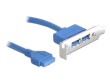 DeLock Bracket USB 3.0 Pin Header Low Profile, Datenanschluss