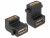 Bild 1 DeLock Adapter mit Schraubanschluss 90° gewinkelt HDMI - HDMI