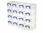 Really Useful Box Schubladenbox Set 0.3 l Transparent, Anzahl Schubladen: 16