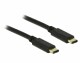 DeLock USB2.0 Kabel, C - C, 2m, SW, Typ